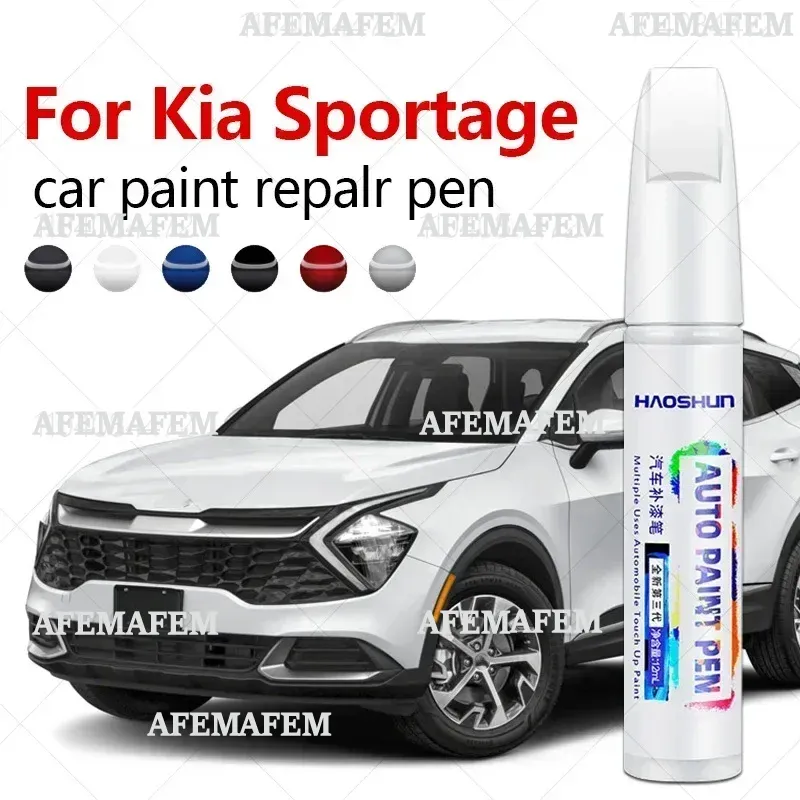 ペイント修理ペンタッチアップスクラッチリムーバー DIY オートアクセサリー黒、白、緑、銀、赤起亜 Sportage 2010-2025 SL QL NQ5