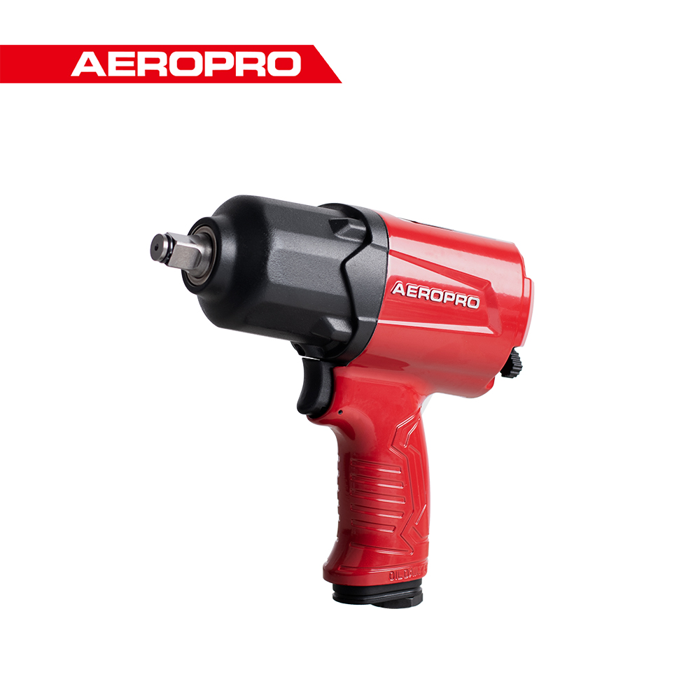 AEROPRO 1/2 インチドライブエアインパクトレンチ最大 1100FT-LBs トルクエアショック出力調整可能なパワーツインハンマー