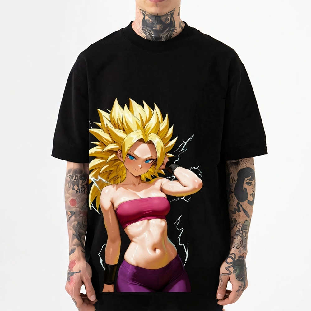 ドラゴンボールカリフラ和風クラシック Tシャツ高品質ストリート紳士服婦人服 2026 夏の新 T シャツ