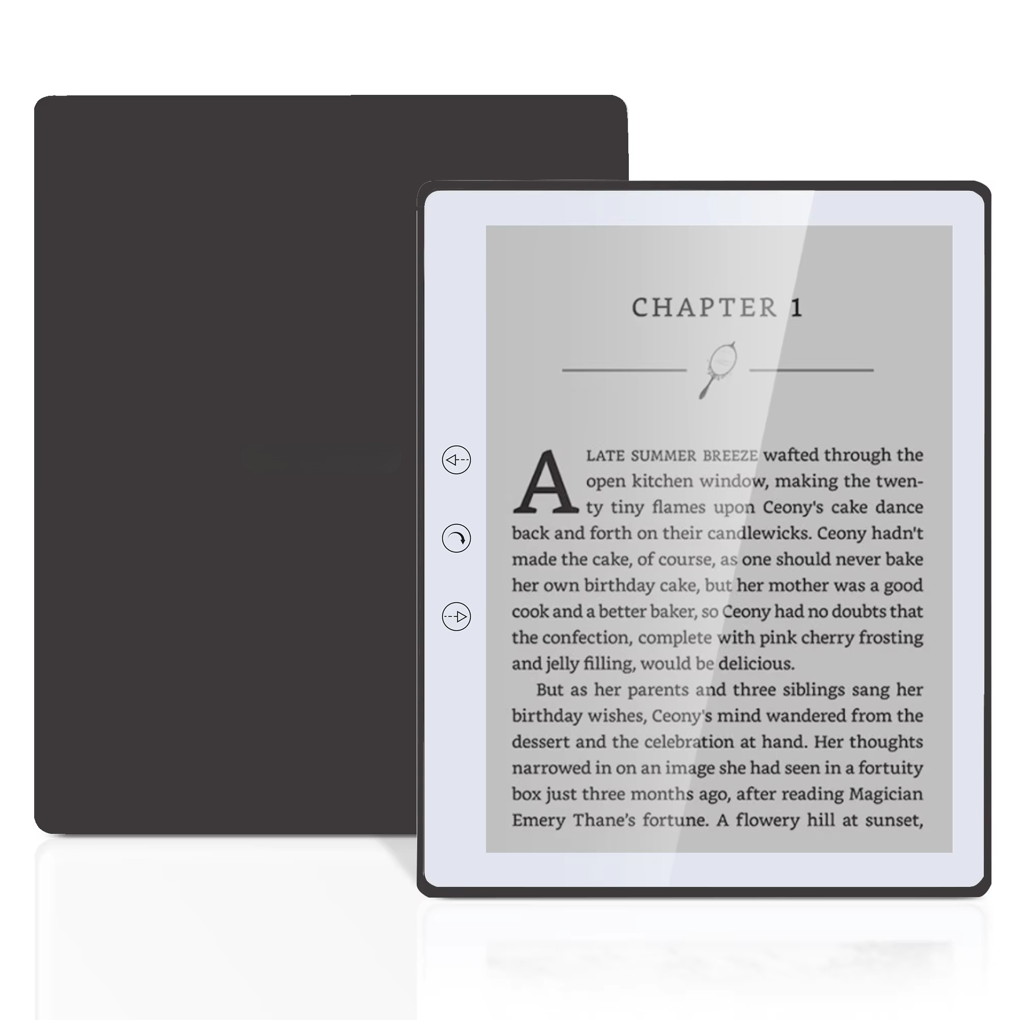 ブラック 5.8 インチ E-Ink ディスプレイ 32GB ストレージ 電子ブックリーダー バッテリー寿命の延長 タッチスクリーン電子リーダー TF カードスロット付き