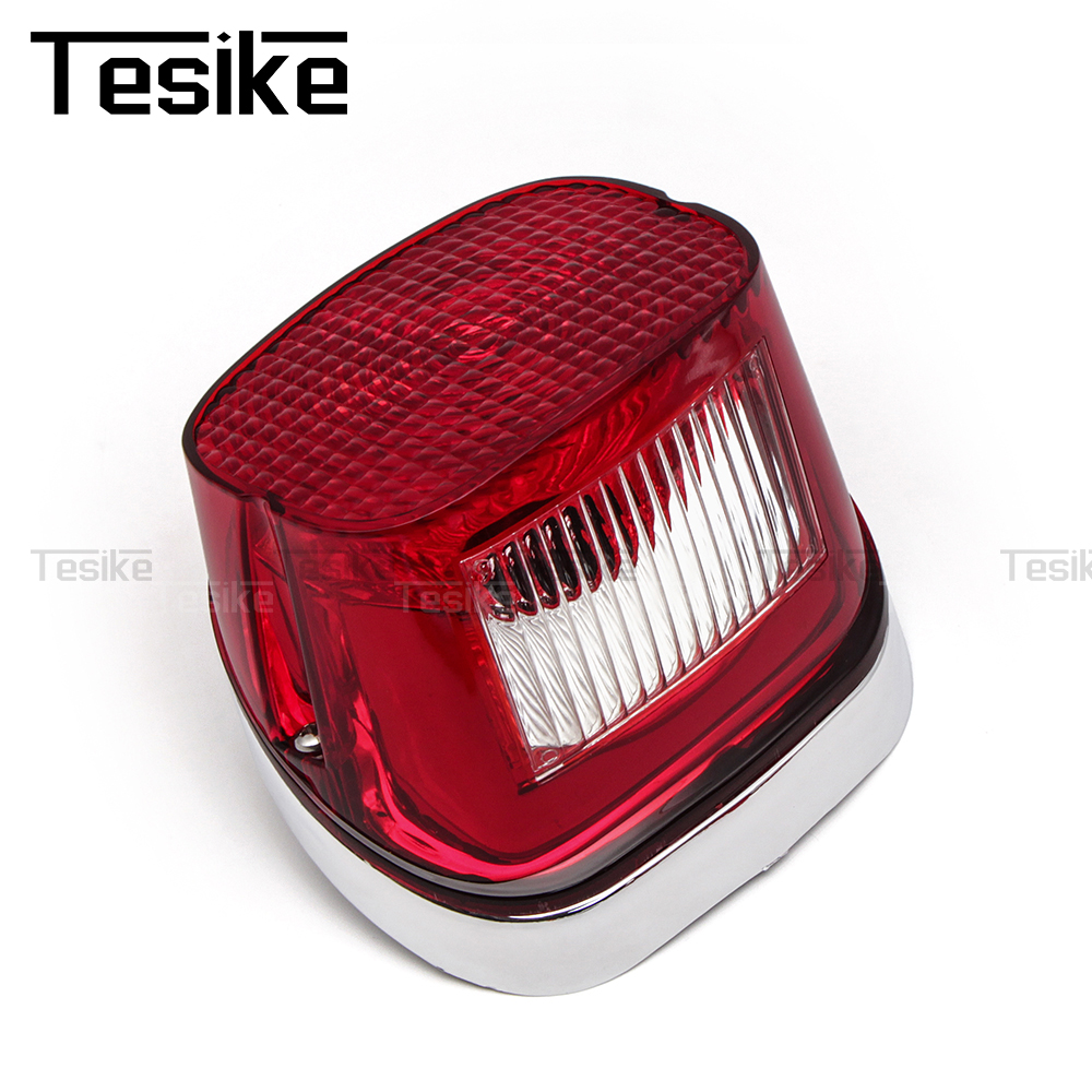 リアブレーキライトオートバイ LED テールライトハーレースポーツスター XL883 XL1200 ソフテイルツーリングロードテールランプ統合ランプ