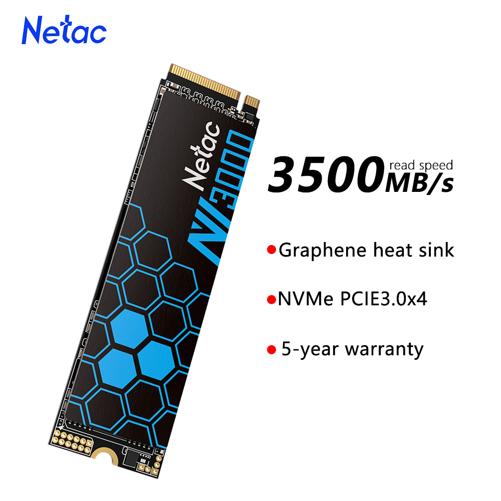 Netac SSD NVMe M.2 1TB 2TB HDD 3500MB/s ハードドライブ M2 2280 SSD HD 250GB 500GB PCIe3.0 内蔵ハードディスク ラップトップ デスクトップ PC用