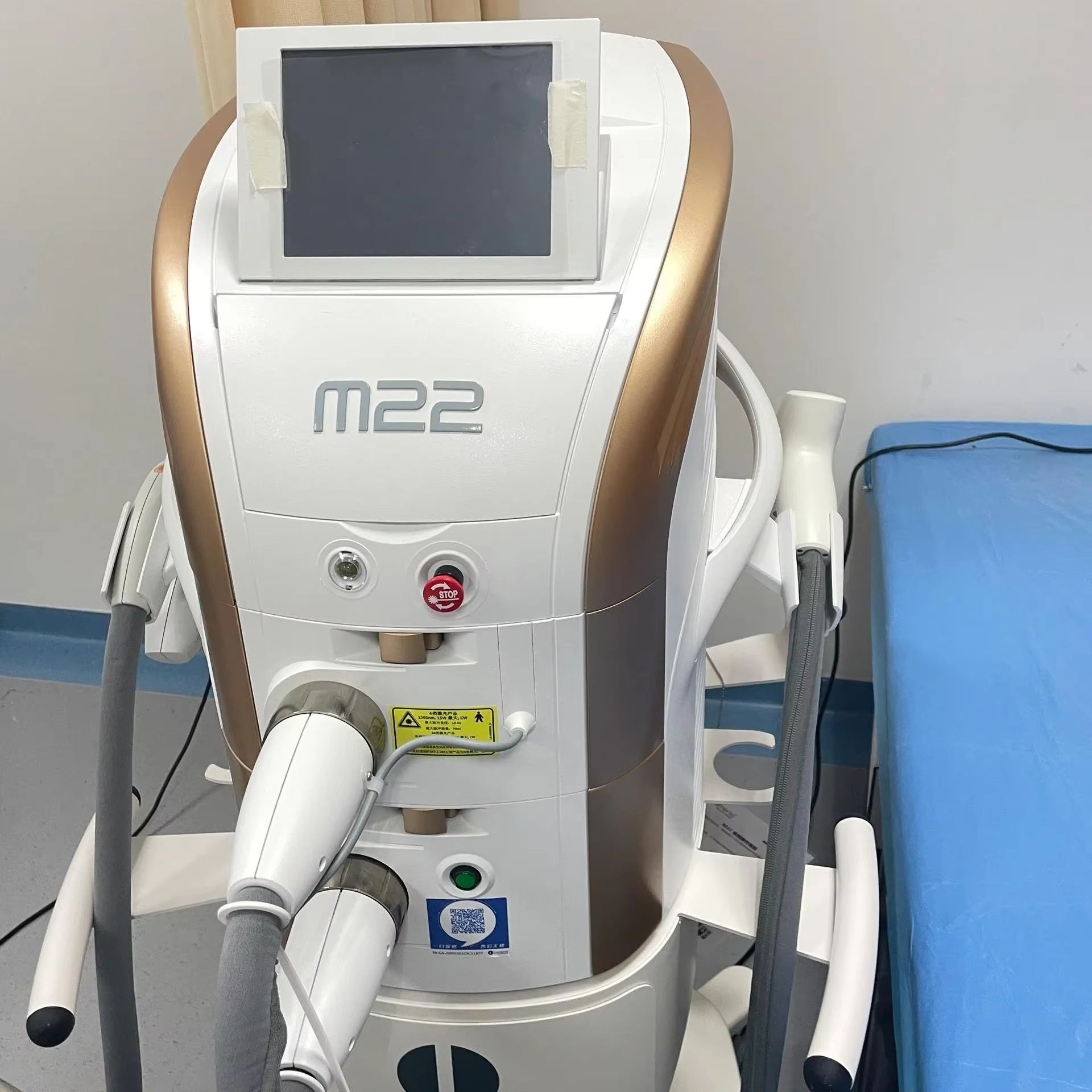 多機能 2In1 M22 光子肌の若返り OPT IPL 血管にきび除去 Nd Yag タトゥー除去レーザー脱毛機