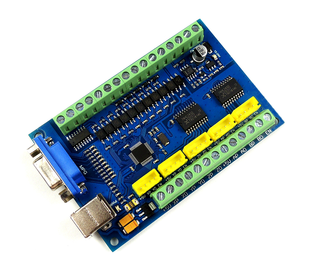 アップグレードファクトリーアウトレット MACH3 USB CNC 5 軸 100KHz スムーズステッパーモーションコントロールカードブレークアウトボード CNC 彫刻 12-24V