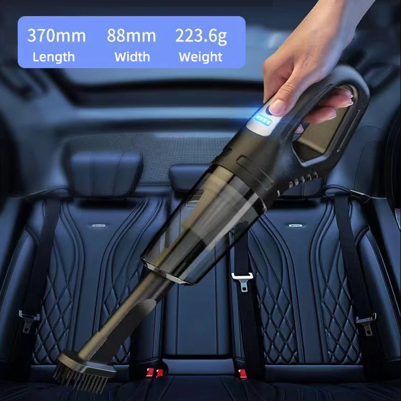 ワイヤレス掃除機車載多機能ハンドヘルド掃除機強力な吸引充電式車家庭用デュアルユース