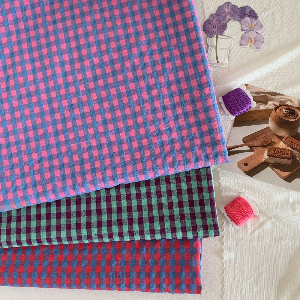 140 × 50 センチメートル INS スタイル 0.6 センチメートル市松生地 DIY 手作りバッグヘアネクタイペット服子供パジャマ縫製布