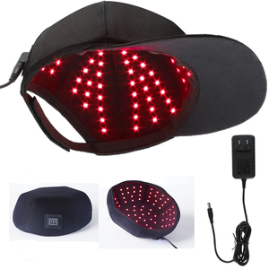 人気の高品質108個LED（660nm・850nm）赤色光ヘアケアキャップ　赤外線脱毛予防ヘルメット　日常ケア用