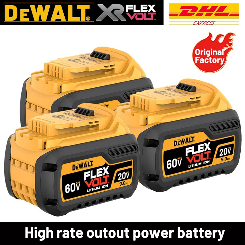 オリジナル Dewalt 20 V/60 V 9.0Ah 電動工具バッテリー DCB206 DCB205 DCB200 DCF887 DCG405 DCD791 DCF922 DCF850 DCD805 工具バッテリー