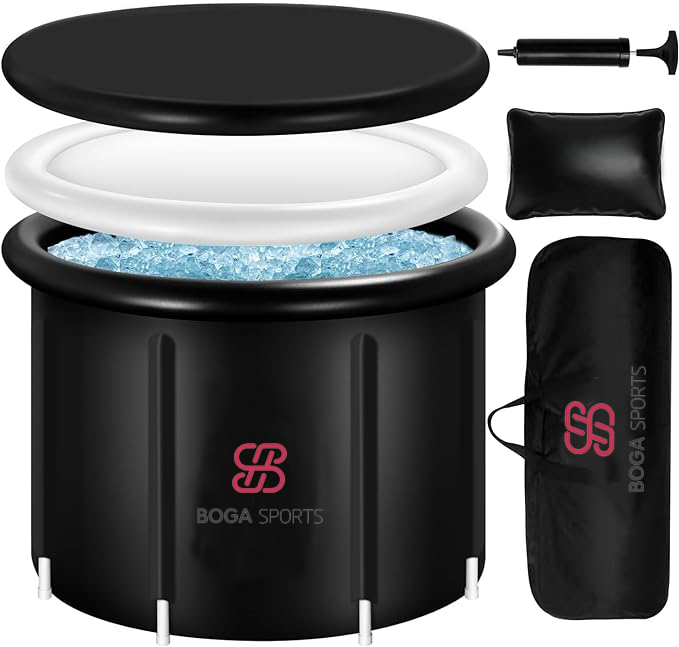 Athletes Portable Recovery Ice Water Bath PVC Inflatable Ice Bath Tub for Adults Portable Ice Bath