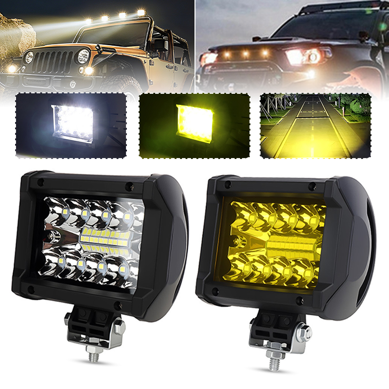 12V オフロード LED ライトバースポットフラッドコンボ超高輝度 6000K ワークライト車 SUV 4x4 ボート ATV 超高輝度 LED ヘッドライト