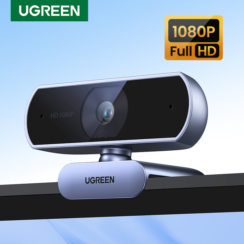 UGREEN USBウェブカメラ 1080P HD ミニウェブカメラ ノートパソコン用ウェブカメラ デュアルマイク搭載 YouTube Zoomビデオ通話対応 2Kウェブカメラ