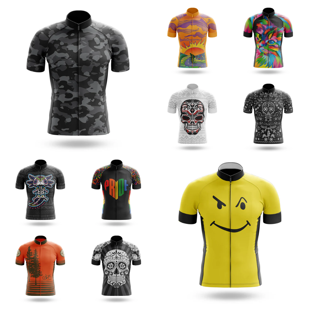 サイクリングが起こるサイクリングジャージ服 Mtb 男性衣類機器プロフェッショナルシャツショーツ男性ジャンパー夏バイクジャージよだれかけ