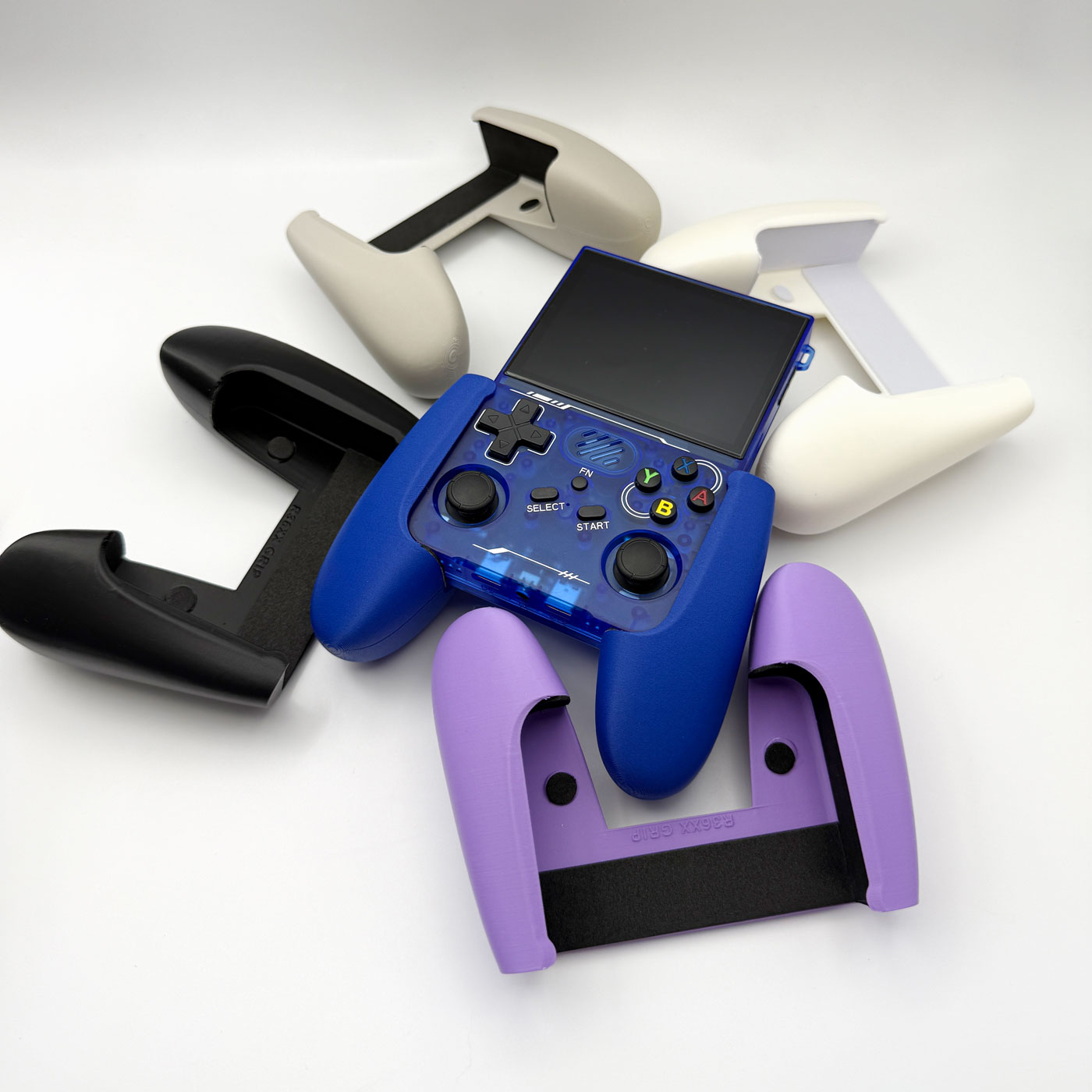 グリップハンドル R36XX ゲームコンソール用 3D プリント人間工学に基づいたグリップハンドヘルド R36 XX アクセサリー快適なグリップ保持ハンドル
