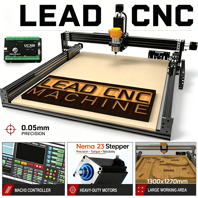 OpenBuilds リード CNC ルーターマシンフルキット 4 軸 UC300 Mach3 CNC 彫刻機木材金属アクリル MDF プラスチックフライス切断