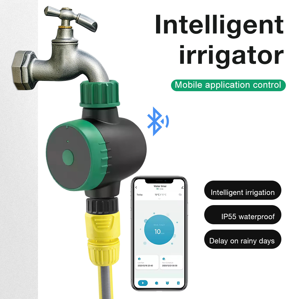 Tuya WIFI スマートガーデン自動散水システムスマートガーデン散水タイマー自動点滴灌漑水バルブコントローラ
