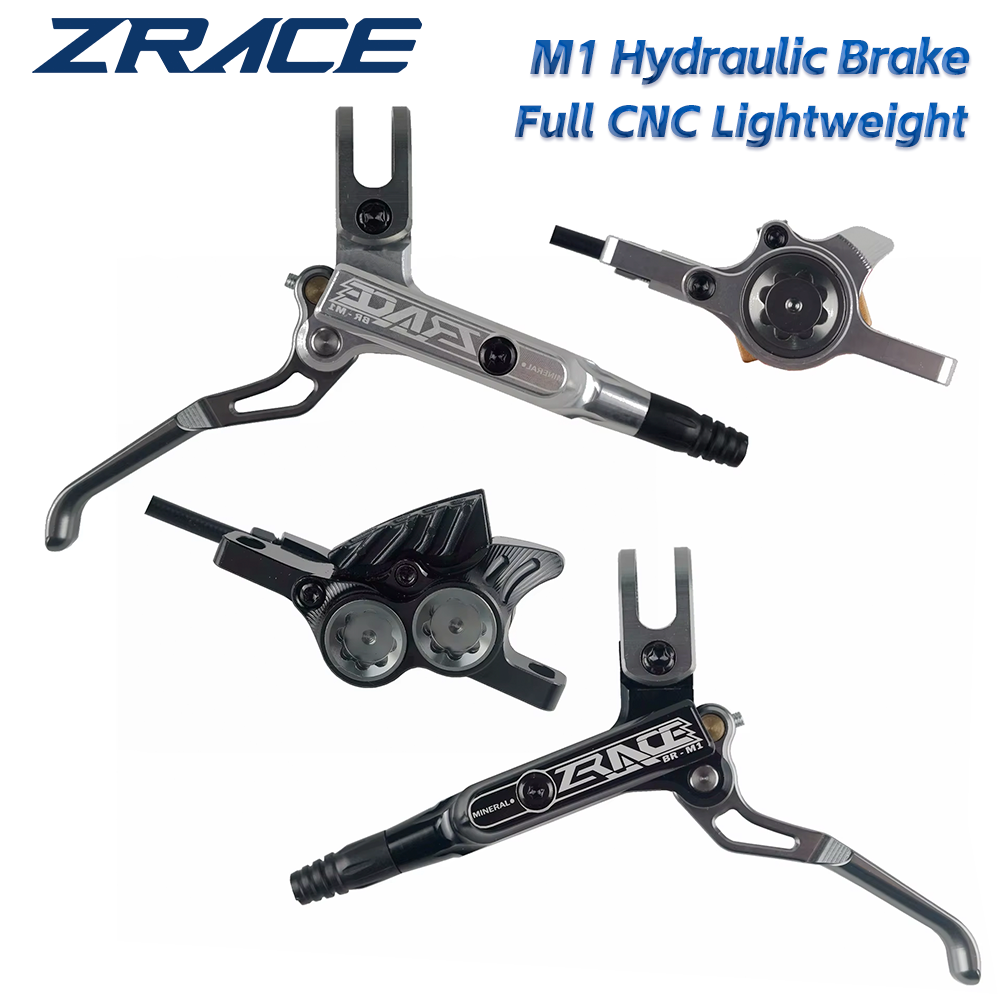 ZRACE M1 X2 / X4 マウンテンバイク油圧ブレーキ、フル CNC 軽量、MTB 油圧ディスクブレーキセット、フロントおよびリア MTB ブレーキ