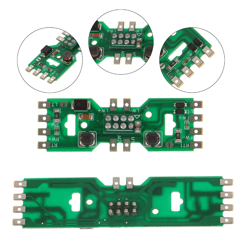 1/87 HO スケール鉄道模型回路基板 IC アクセサリー汎用改造 PCB ボード部品
