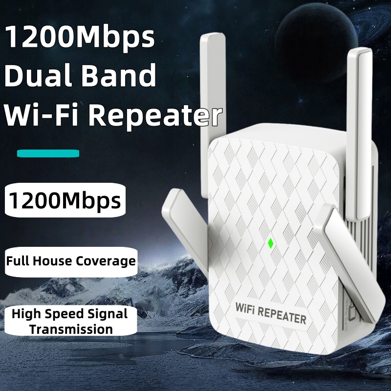 1200Mbps ワイヤレス Wifi エクステンダー Wifi リピーター/ルーター デュアル バンド 2.4