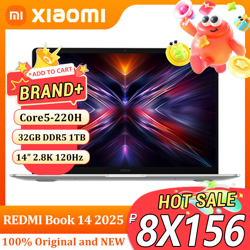 【ワールドプレミア】REDMI Book 14 2025 NEW C5-220H 16G/32G 512GB/1TB 2.8K 120Hz スクリーン