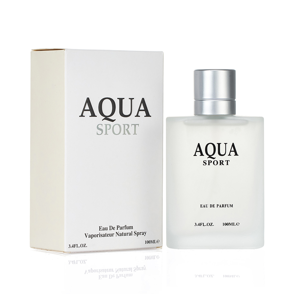 AQUA Perfume for Men EDP 100ML 3.4FL.OZ、アクアティック アロマティック オードパルファム、フレッシュ ライム ムスク オーシャン フレグランス スプレー メンズ コロン