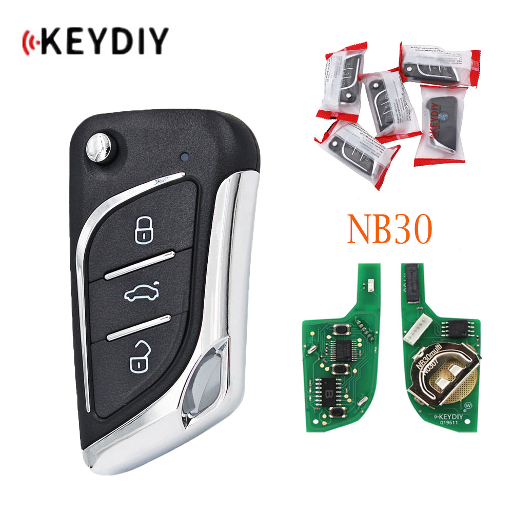 1/5 個 KEYDIY リモート車のキー 3 ボタン NB30 多機能ユニバーサルリモコン車のキー KD900 KD900 URG200 KD-X2