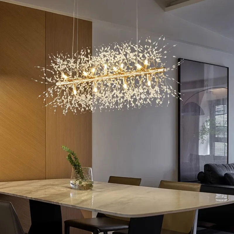 リビングルームの装飾サロン寝室の装飾ダイニングペンダントランプ屋内シャンデリア用LEDライト照明シャンデリア