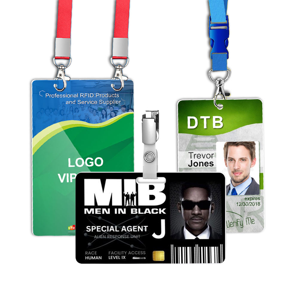 Personalized Custom Plastic VIP Card 1mm Thick Full Color Printing PVC Badge Business ID Entry Pass For Event Staff