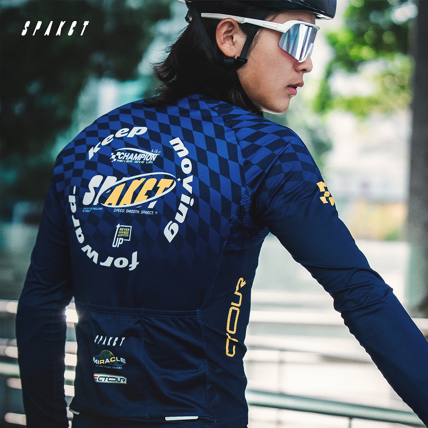 SPAKCT 2026 新メンズ長袖サイクリングジャージ春夏プロフェッショナルロードバイクウェアチャージシリーズ