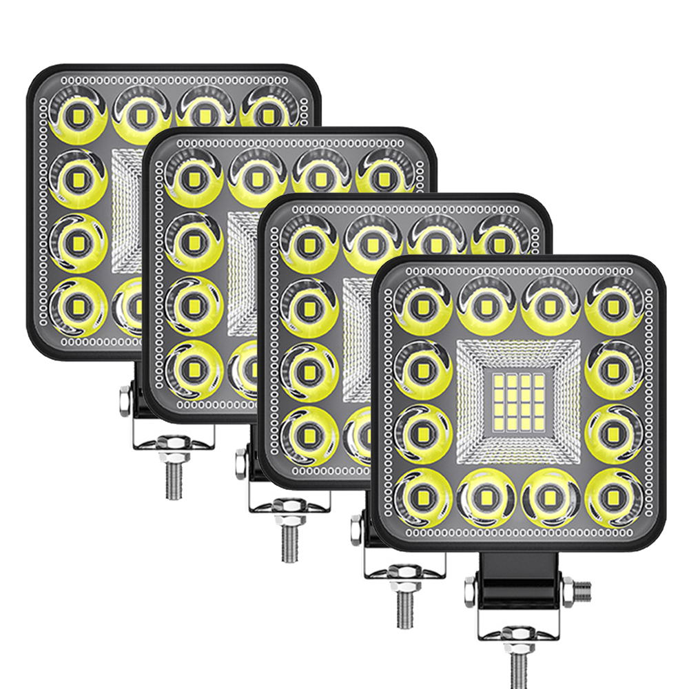 NLpeal 96 ワット LED ライトバースポットライト 12V 24V 車の作業用ジープトラックボートトラクター ATV オフロード 4X4 バラミニ LED ヘッドライト