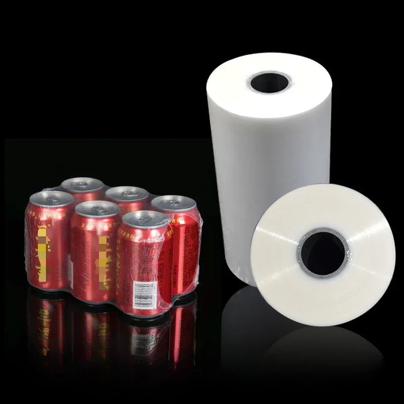 PE 熱収縮フィルムビールポップトップ缶飲料プラスチック包装チューブバッグ 0.2 ミリメートル厚みのある耐引裂性と収縮性フィルム