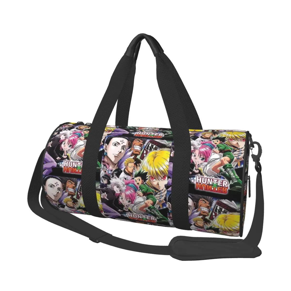 アニメ HXH ハンター × ハンター大型ダッフルジムバッグ防水ダッフルトラベルバッグハンドバッグフィットネスバッグ