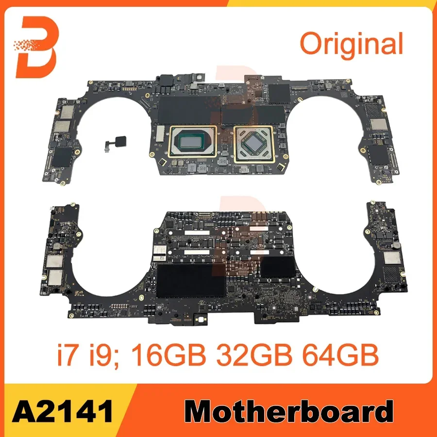 ラップトップオリジナル A2141 マザーボード MacBook Pro 網膜 16 "A2141 ロジックボード i7 i9 512 ギガバイト 1 テラバイト 820-01700-A 2019 年