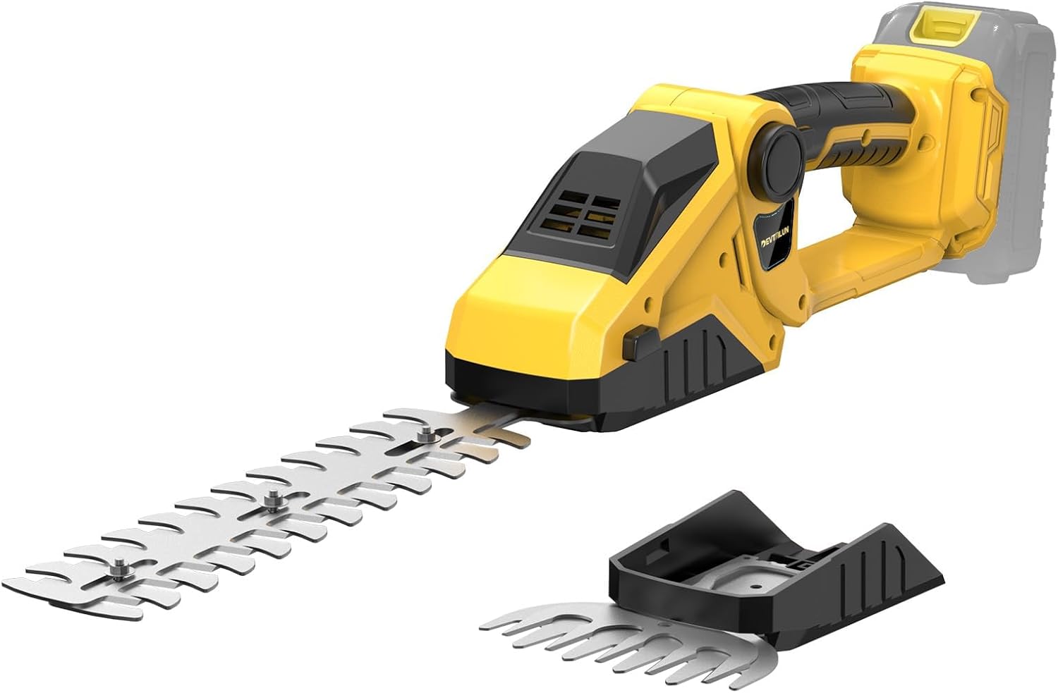 コードレスヘッジトリマー Dewalt/ミルウォーキー/マキタ用、2200RPM 2in1 ハンドヘルド電動ヘッジトリマー ガーデニング、芝生、庭用