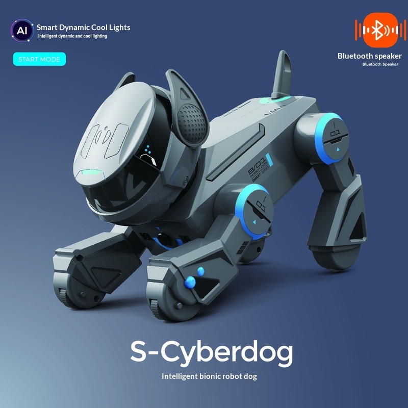 S Cyber​​dog Ai インテリジェント ロボット 犬 ジェスチャー感知 タッチ プログラミング ディープシーク Bluetooth リモコン バイオニック Bluetooth スピーカー