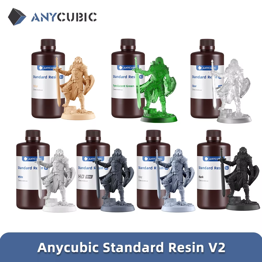 ANYCUBIC 3 キロ 405nm 標準樹脂 V2 液晶 3d プリンタ用急速硬化 3D 印刷材料 UV 樹脂フォトンモノラル 7 プロ