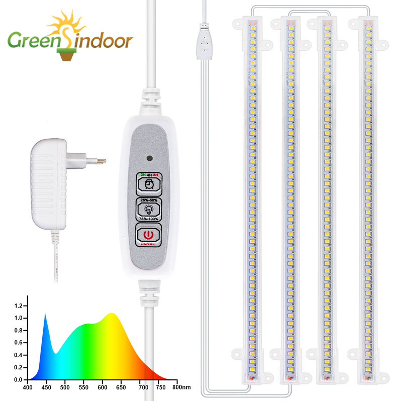 屋内 Led 成長ライト USB タイマー植物用フィトランプ調光可能な LED ランプ Phytolamps フルスペクトル水耕栽培ランプ