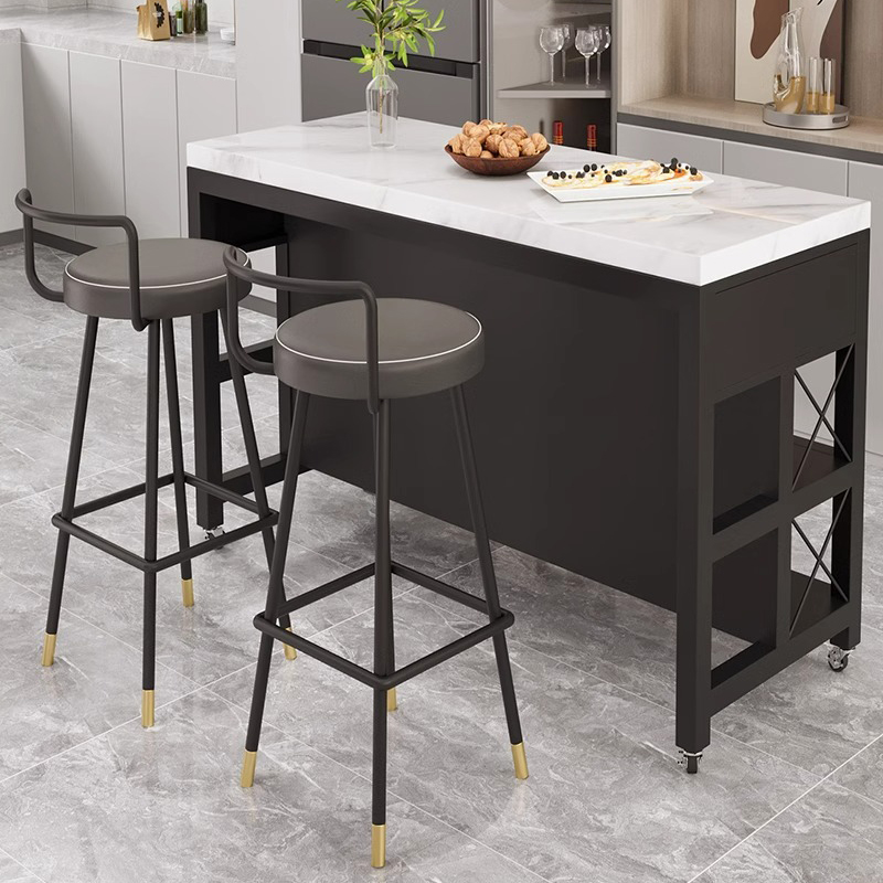 Marble Top Kitchen Island Kitchen Trolley Cart Cabinet Island With Storage Movable