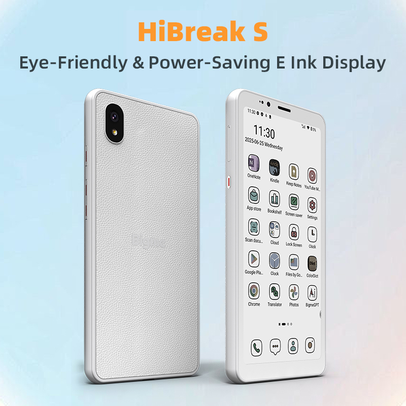 Bigme Hibreak S 5.84 インチ電子書籍リーダー、目の疲れを軽減するカラー電子インク ディスプレイ、4G 通話を備えた Android 14 OS 目に優しい電子書籍リーダー