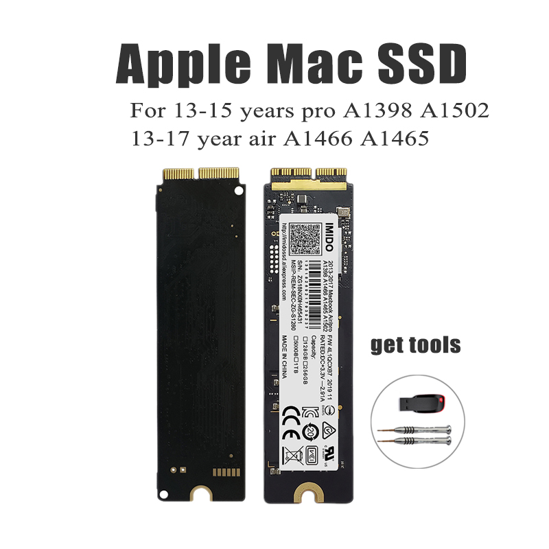 Imido SSD 1TB 内蔵パラノートブック Air/Retina Macbook Pro A1465 A1466/Pro Retina A1398/A1502 と互換性あり