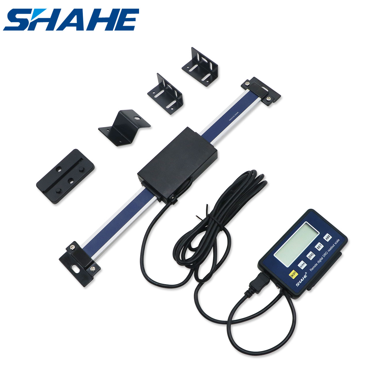 SHAHE デジタル LCD リニア 0-150 ミリメートル/0-6 インチ正確なデジタル読み出し旋盤スケールフライス盤用アルミ合金