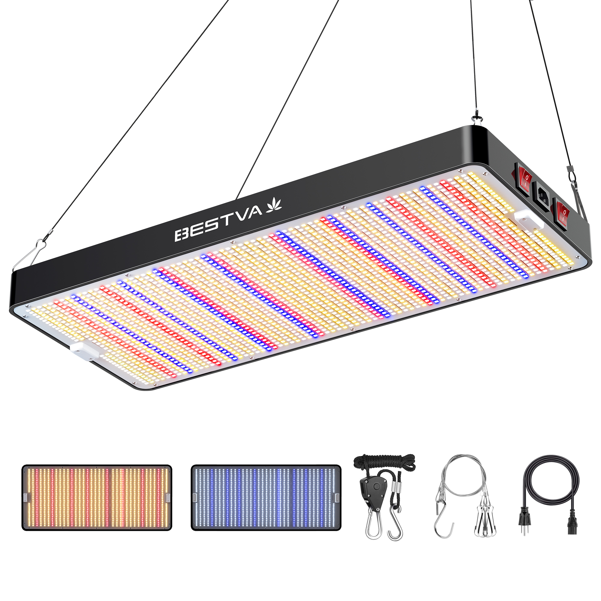 BESTVA DC4000W 成長ライトフルスペクトル 400 ワット 5000 18K LED 植物ライト屋内植物種子野菜花水耕栽培システム