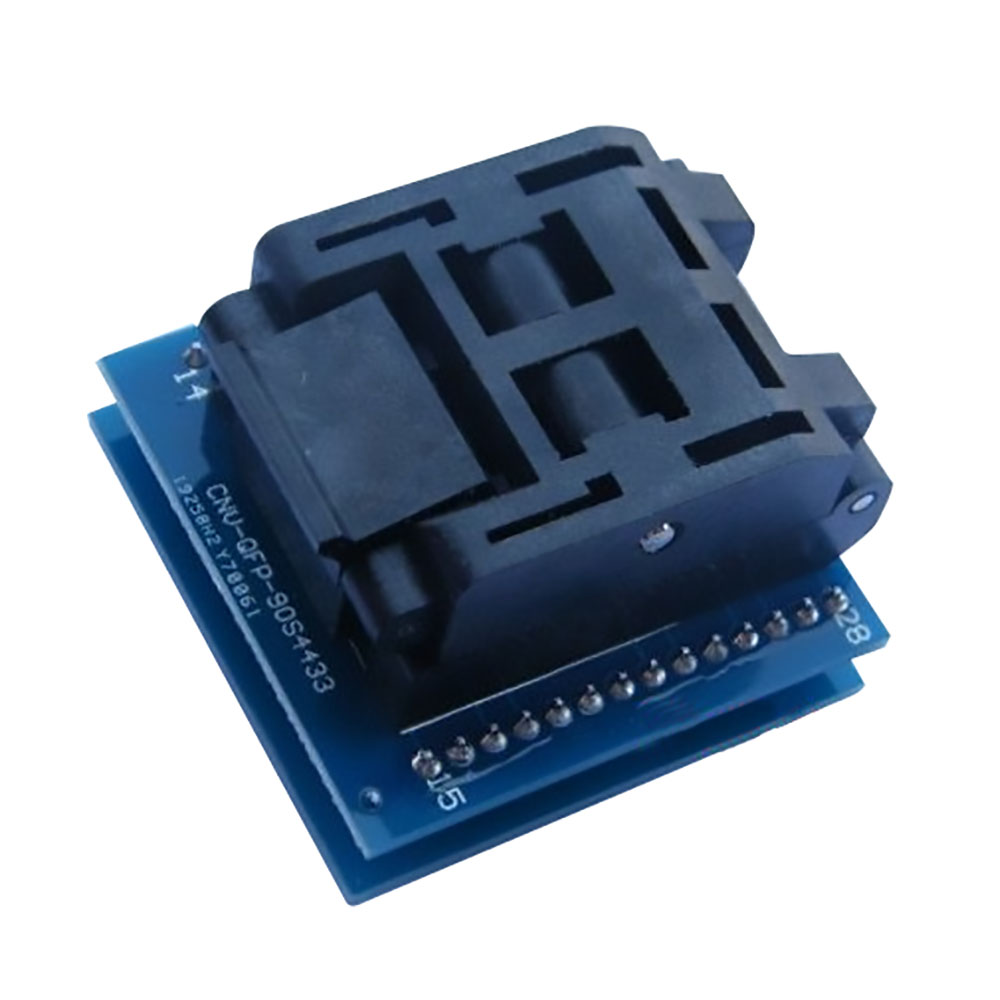 オリジナル TQFP32-QIP32/DIP28 AVR IC プログラマアダプタチップテストソケット高プログラミング集積回路燃焼シート