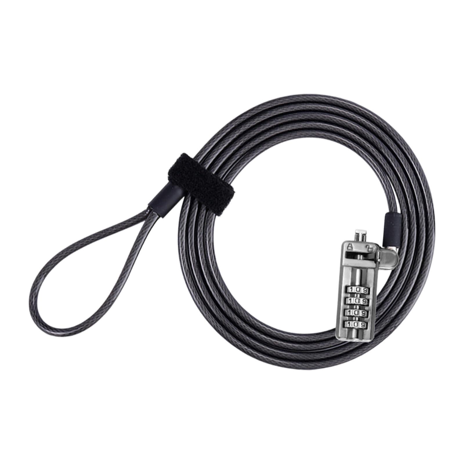 盗難防止ラップトップロックコンピュータパスワードロック 6x 2.5mm 小さな鍵穴、アクセサリー、セキュリティ、耐久性、コンビネーションロック用