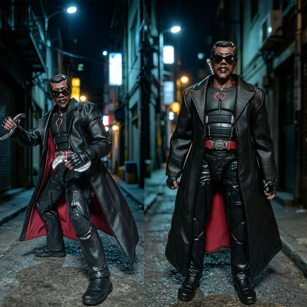 手作り 1/12 スケールファッション男性兵士ブレードウォリアーレザージャケットトレンチコートロングウインドブレーカー 6 インチアクションフィギュアボディ