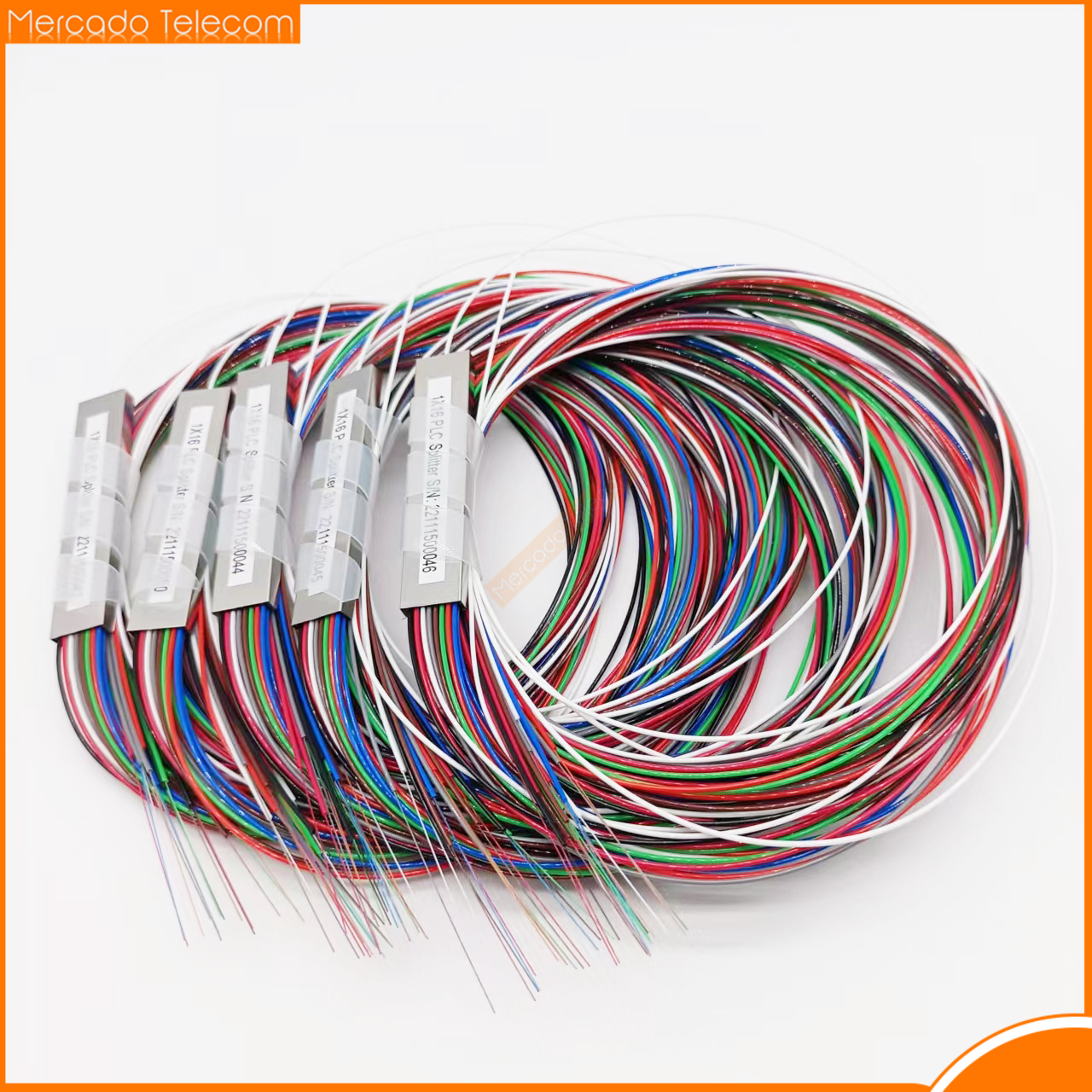 10 ピース/ロット 0.9 ミリメートル鋼管光ファイバ PLC スプリッタ 1x2 1x4 1x8 1x16 コネクタなしミニ 1*8 PLC スプリッタ Plc カプラ