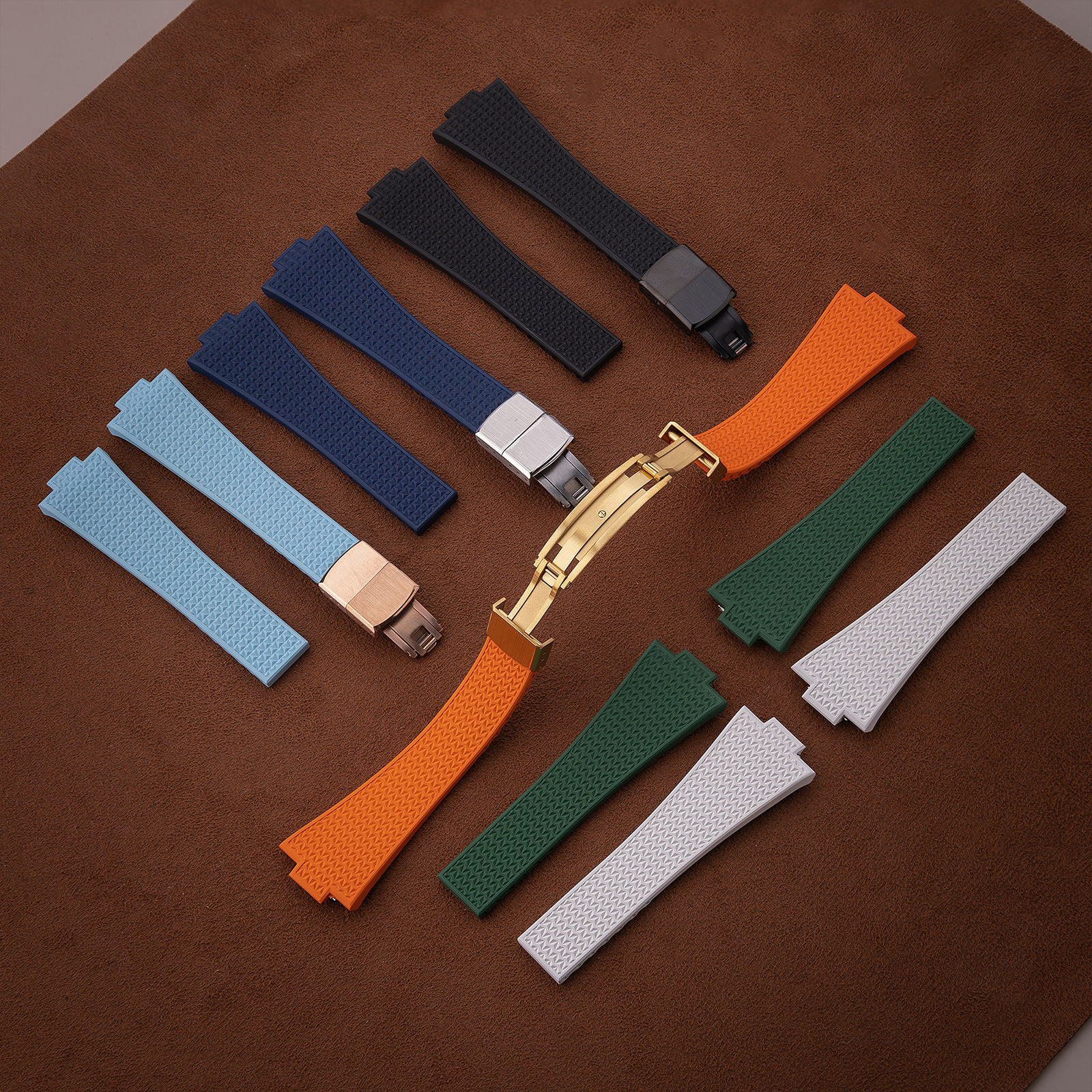 CTS ラバーストラップ TISSOT PRX Powermatic 35 ミリメートル 40 ミリメートル時計 11 ミリメートル 12 ミリメートルクイックリリーススプリングバックルネイビーブラック FKM 時計バンド