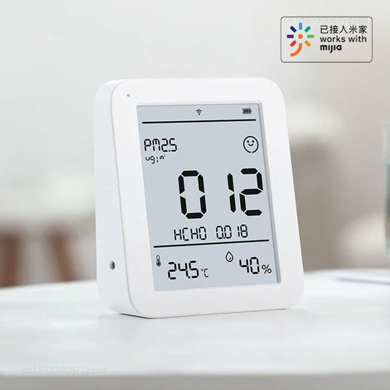 Miaomiaoce 空気品質検出器 PM2.5 ホルムアルデヒドモニターデジタル温度湿度計ホームオフィス用空気検出器