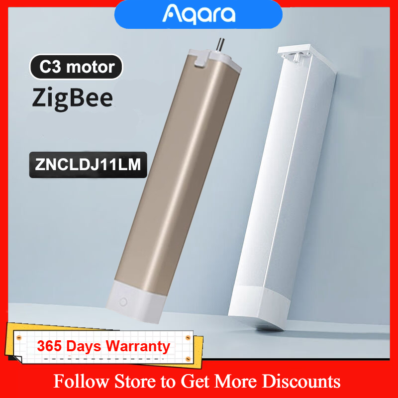 Aqara スマート カーテン モーター ZNCLDJ11LM ワイヤレス リモコン B1 C3 Zigbee A1 WiFi 電動電動ウィンドウ トリートメント Timin 付き