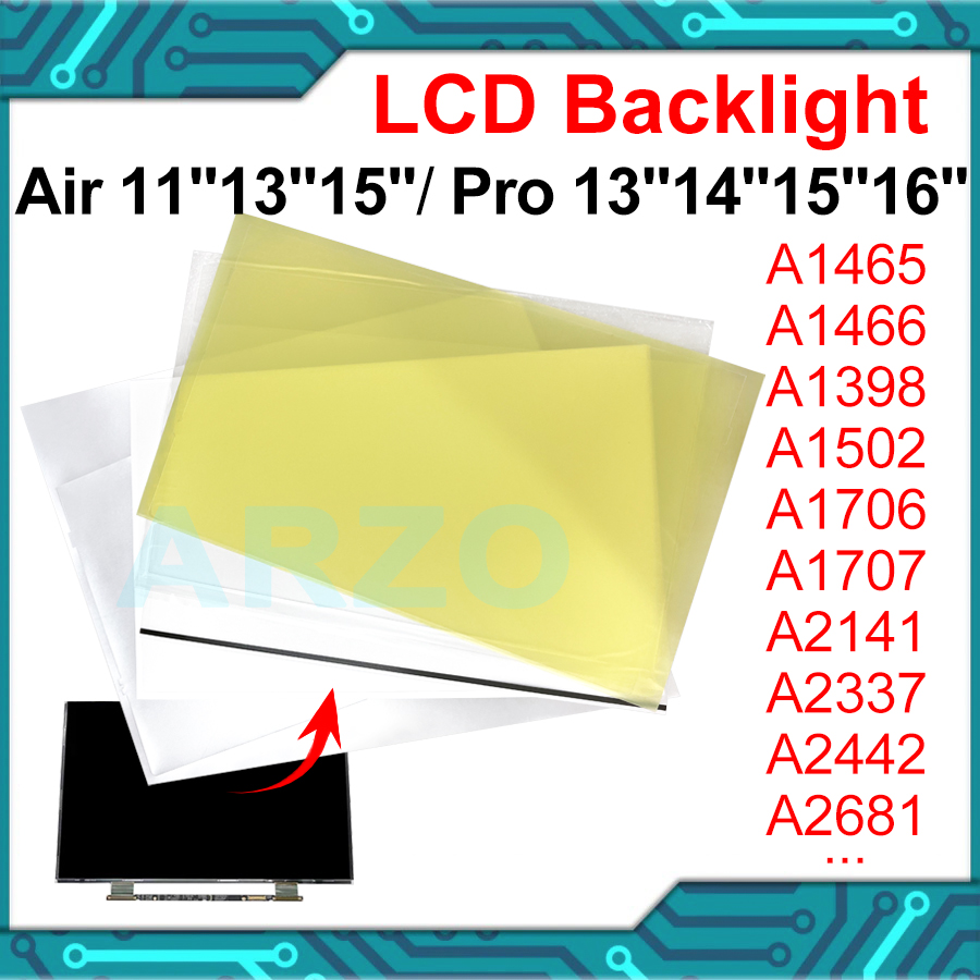A1706 A1707 A1932 A2337 LCD Screen Display Backlight Back Rear Reflective Sheet For Macbook Air Pro A1466 A1502 A2141 A2338