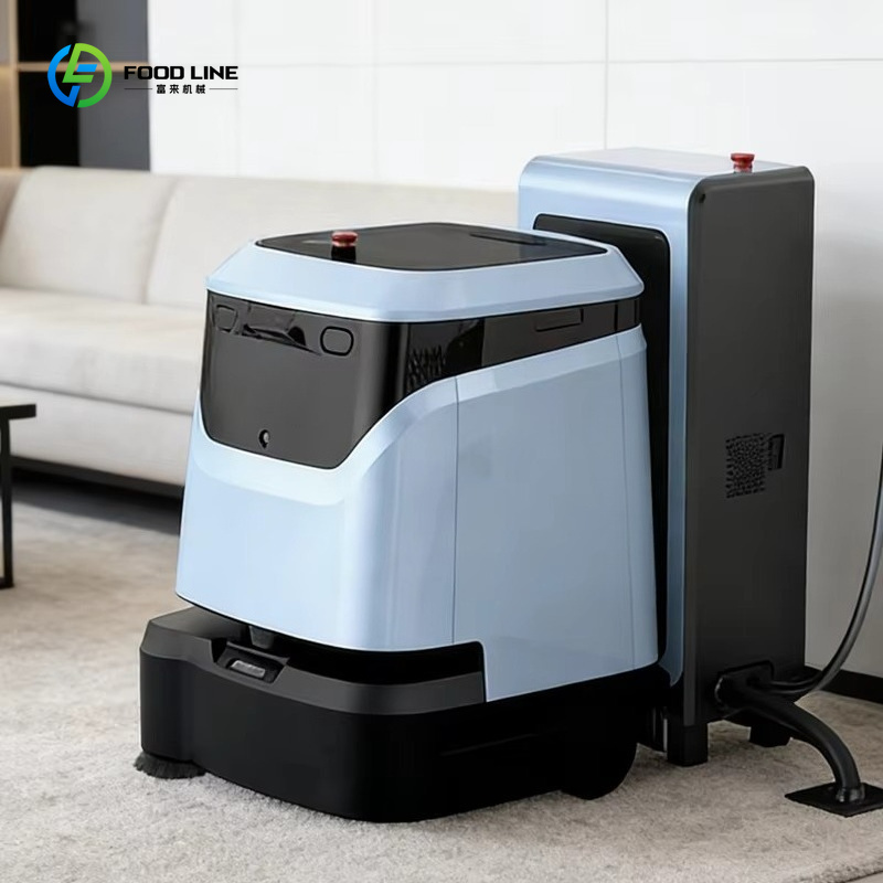 自動水交換を備えた清掃ロボットヘビーデューティフロアスクラバー商業スペース清掃用の障害物回避カスタマイズ